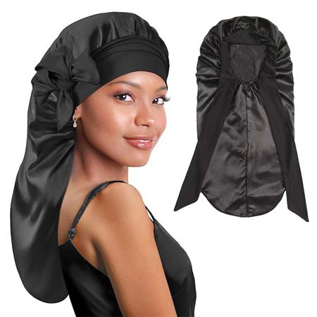 SOHO Kayin Satin Bonnet - Sort