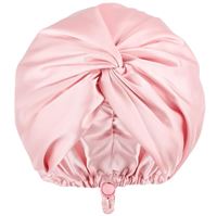 SOHO Silk Satin Turban Bonnet - Lyserød