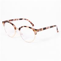 Blue Light briller - Tortoise browline, style 8