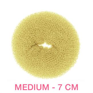 Image of Hår Donut - Blond - 7 cm