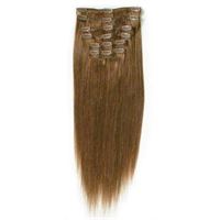7set kunstigt fiber hår brun 6#