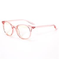 Blue Light briller - Rundt stel pink, style 9