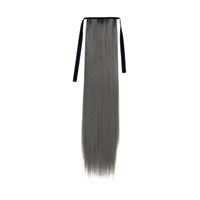 Pony tail Fiber extensions straight Mørkegrå 171L# 