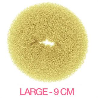 Image of Hår Donut - Blond - 9 cm