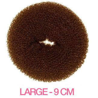 Image of Hår Donut - Brun - 9 cm