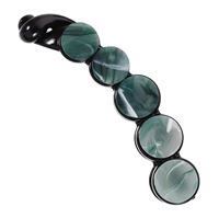 SOHO Magel Banana Hårspænde - Green Marble (U)
