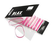 BLAX Hårelastikker 4mm 8 stk Pink
