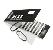 BLAX Hårelastikker 4mm 8 stk Sorte