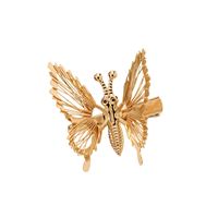Chris Rubin Butterfly Hårclip - Guld (U)
