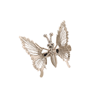 Chris Rubin Butterfly Hårclip - Sølv (U)