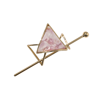 Chris Rubin Cora Hårspænde - Pink Crystal