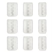 SOHO Ceramic Thermal Hair Rollers 46/36/28 MM Velcro Curlers / Hårruller - 9 stk