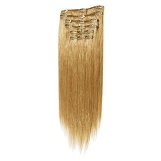 Clip on hair #27 50 cm Mellemblond