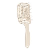 TBC Detangling Hårbørste - Wet & Dry Hollow Brush - Beige