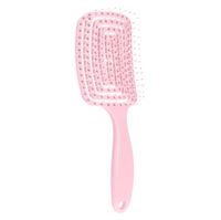TBC Detangling Hårbørste - Wet & Dry Hollow Brush - Lyserød