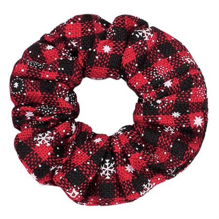 SOHO Edur Christmas Scrunchie - Sort / Rød