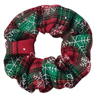 SOHO Edur Christmas Scrunchie - Grøn / Rød (U)