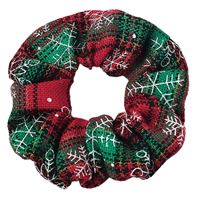 SOHO Edur Christmas Scrunchie - Grøn / Rød