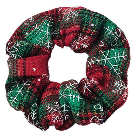 SOHO Edur Christmas Scrunchie - Grøn / Rød (U)