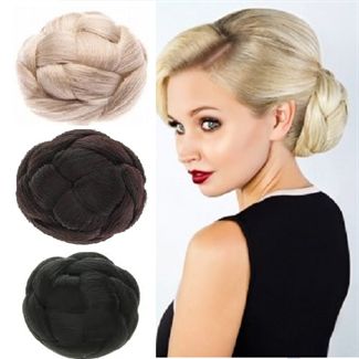 Faux Hair Donut tvisted Hair fl farver