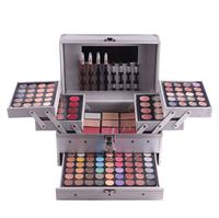 Miss Rose Multifunctional Aluminum Makeup Palette Box