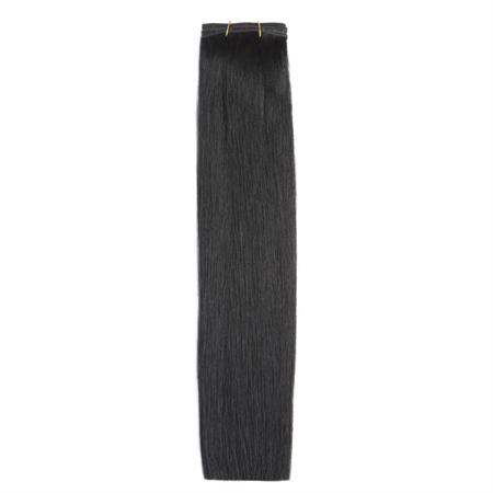 Hår Trense Weft hair extensions 50 cm sort 1#