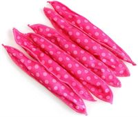 Magic Sponge Curlers - Varmeløse hår curlers - Pink 20 stk.