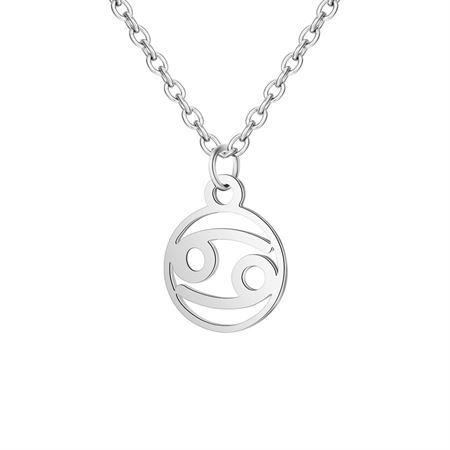 Stjernetegn halskæde: Krebsen - Zodiac, Sølv (U)
