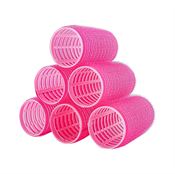 Velcro Curlers i jumbo-størrelse 55 mm diameter, 6 stk - Ass. farve