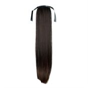 Pony tail Fiber extensions Straight Mørkebrun 2# 