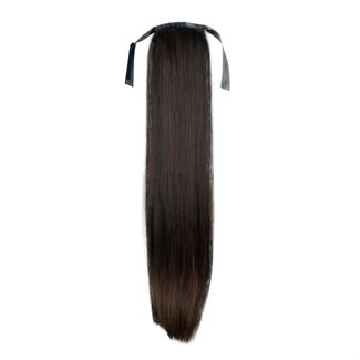 Pony tail Fiber extensions Straight Mørkebrun 2# 