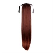 Pony tail Fiber extensions rød straight farve 33#