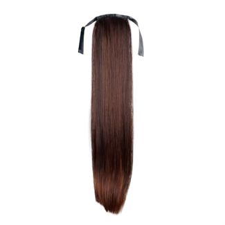 Pony tail Fiber extensions Straight brun 4# 