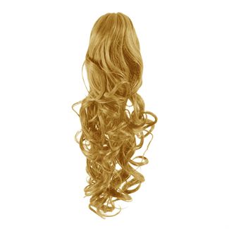 Pony tail Fiber extensions Curly Mellemblond 27# 