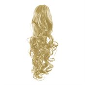 Pony tail Fiber extensions Curly blonde 613# 