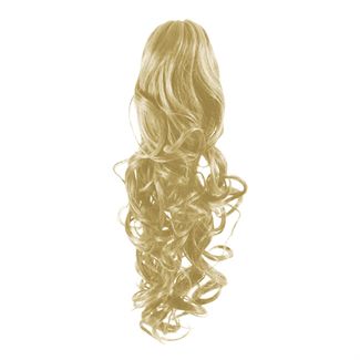 Pony tail Fiber extensions Curly blonde 613# 