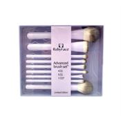 Makeup Børste Sæt - 9 børster - Lilla (U)