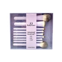 Makeup Børste Sæt - 9 børster - Lilla (U)