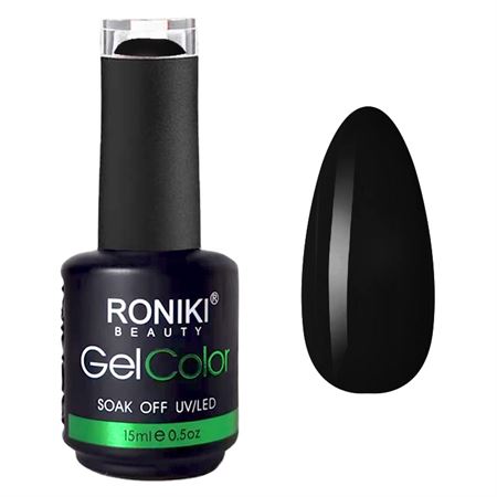 RONIKI Gel Neglelak Black (01)