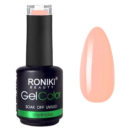 RONIKI Rubber Base Neglelak Nude Coral (002)
