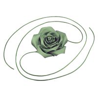 Chris Rubin Rosalia Choker Halskæde - Støvgrøn (U)