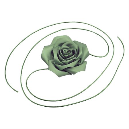 Chris Rubin Rosalia Choker Halskæde - Støvgrøn (U)