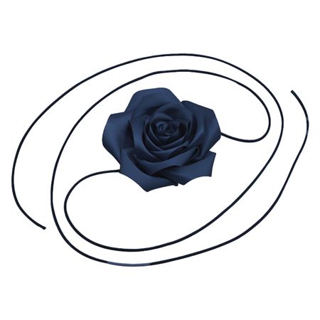 Chris Rubin Rosalia Choker Halskæde - Navy (U)