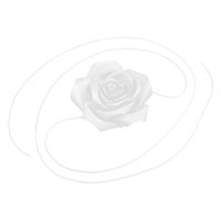 Chris Rubin Rosalia Choker Halskæde - Hvid (U)