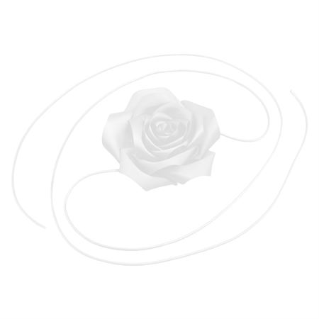 Chris Rubin Rosalia Choker Halskæde - Hvid (U)