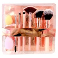 RubyFace Essential Makeup Børste Sæt - 7 børster og 2 svampe (U)