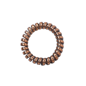SOHO Metallic Spiral Hårelastikker 3 stk. - Bronze (U)