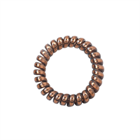 SOHO Metallic Spiral Hårelastikker 3 stk. - Bronze (U)