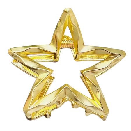 SOHO Star Metal Hårklemme - Guld (U)