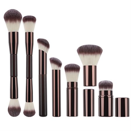 Technique PRO Dark Mocha Makeupbørste Sæt - 9 makeupbørster